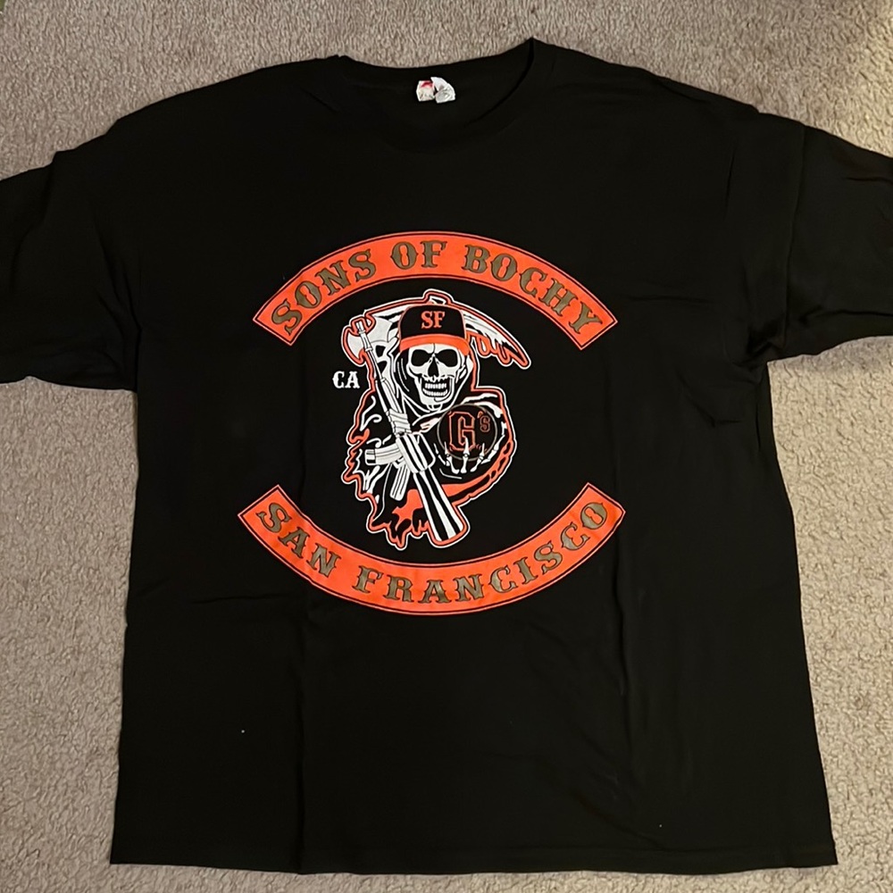Sons of Bochy SF giants tshirt